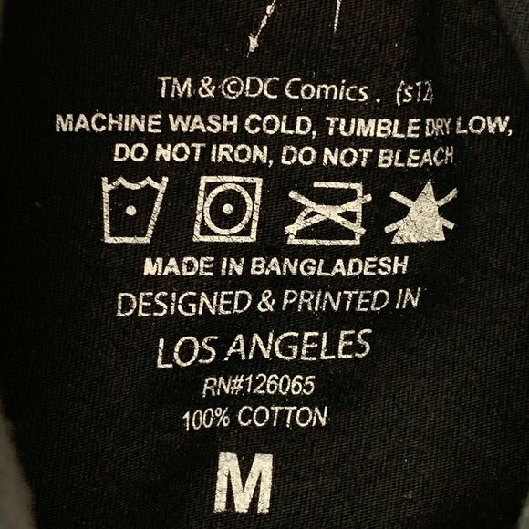 Batman The Dark Knight Rises T Shirt DC Comics Superhero Movie Black M Medium - Picture 5 of 6